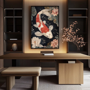 Koi Fish Art Painting